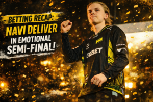 CS2Bet.io Betting Recap -- NaVi Deliver in Emotional Semi-Final