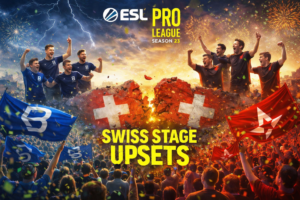 ESL Pro League Stage 2 Delivers Early Upsets as Underdogs Shake the Swiss Bracket