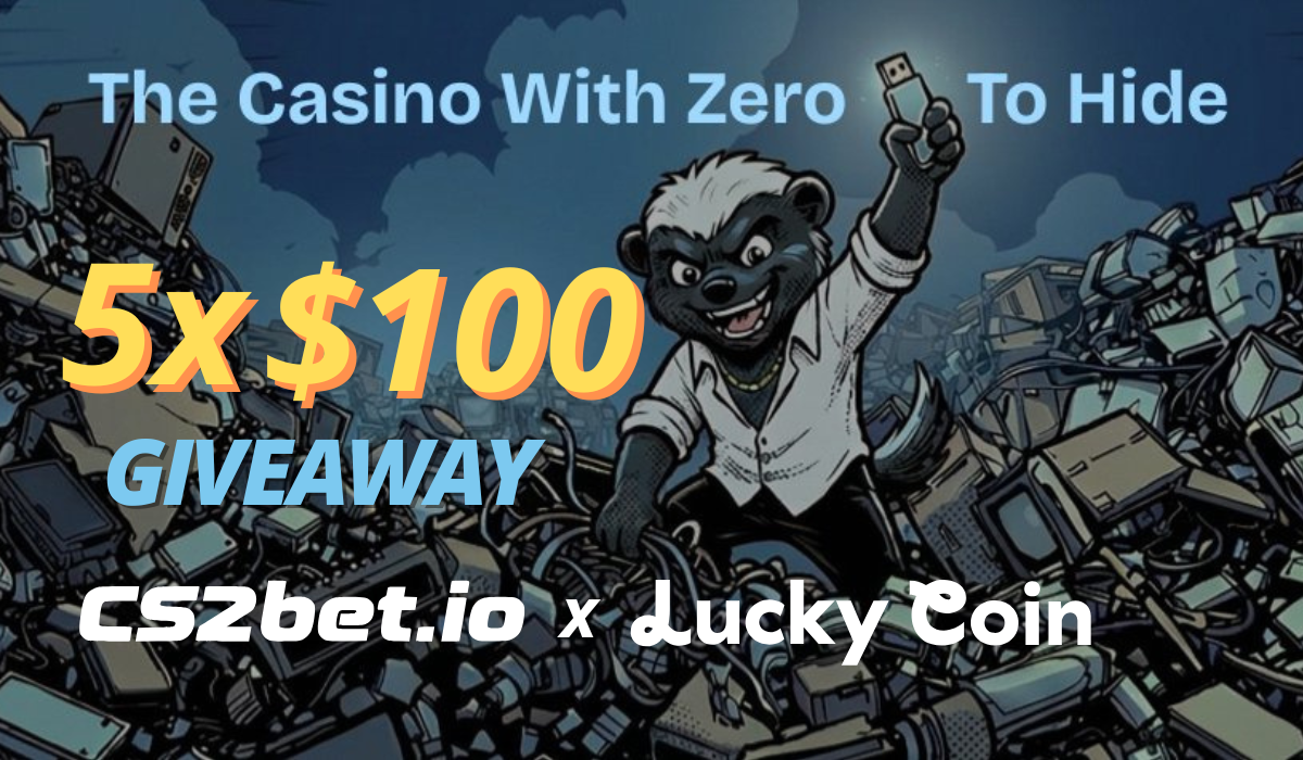 Win $100 at LuckyCoin — 5 Spots Available In CS2Bet.io Giweaway