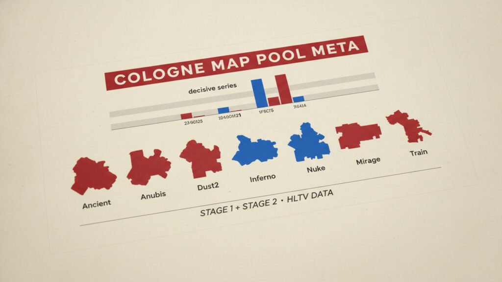 IEM Cologne Map Pool Read So Far — Nuke and Dust2 Decide More Stage 1+2 Bo1s Than Any Other Map