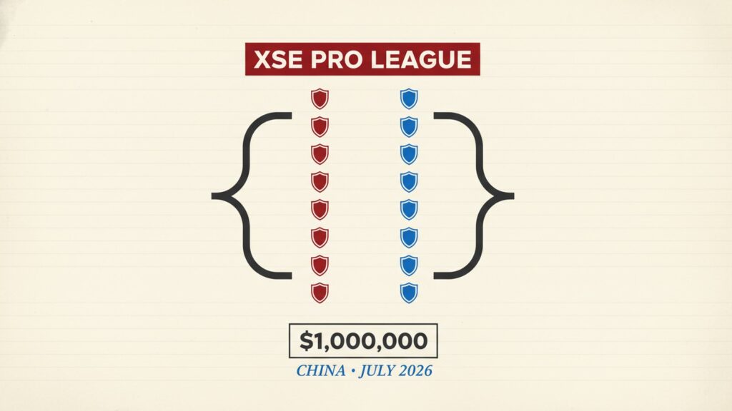 XSE Pro League Adds PARIVISION, B8, Monte — $1M Off-Season Event Stacks the Field