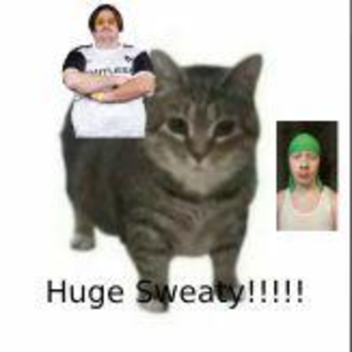 huge sweaty